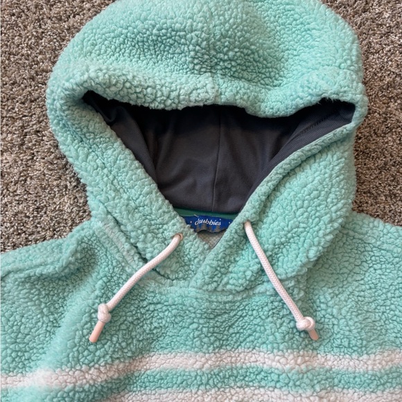 Chubbies Mint and Gray Sherpa Hoodie SEE PICTURES - Picture 4 of 9